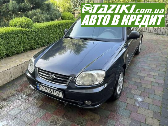 Hyundai Accent, 2005г. 1.5л. бензин Ужгород в кредит