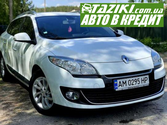 Renault Megane, 2013г. 1.5л. дт Житомир в кредит