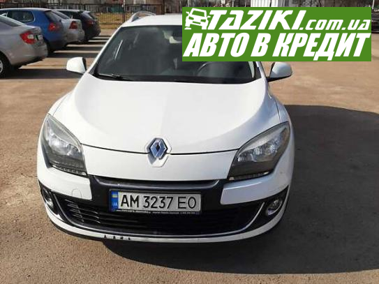 Renault Megane, 2013г. 1.2л. бензин Житомир в кредит