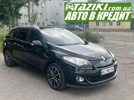 Renault Megane, 2012г. 1.5л. дт Луцк в кредит