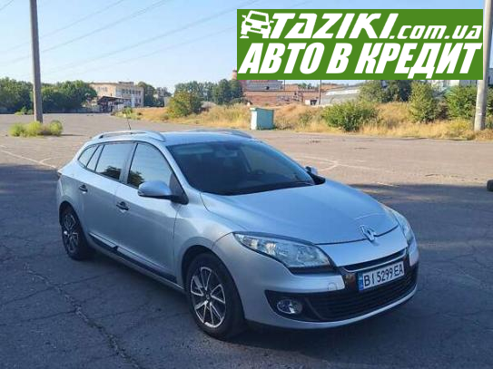 Renault Megane, 2012г. 1.5л. дт Полтава в кредит