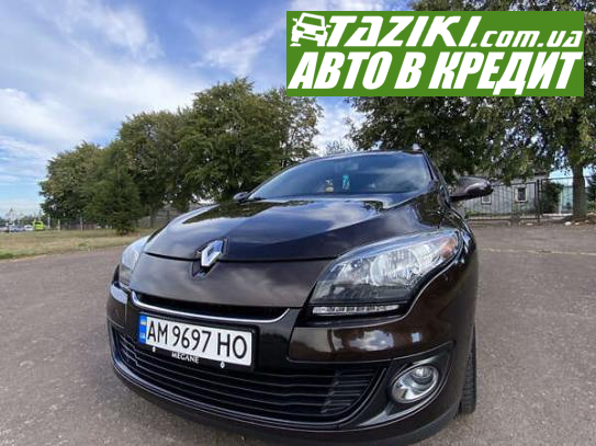 Renault Megane, 2012г. 1.2л. бензин Житомир в кредит