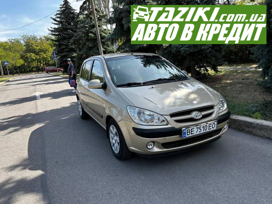 Hyundai Getz, 2006г. 1.4л. бензин Николаев в кредит