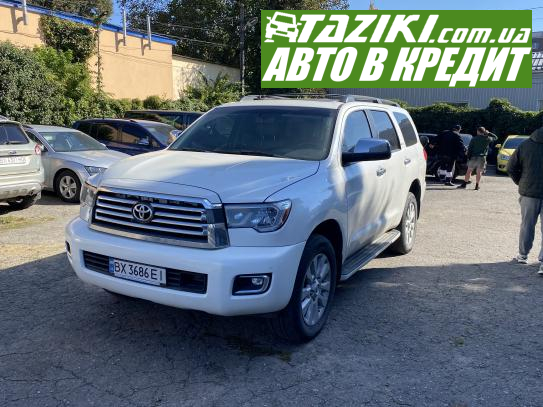 Toyota Sequoia, 2016г. 5.7л. газ/бензин Хмельницкий в кредит