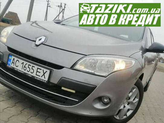 Renault Megane, 2010р. 1.5л. дтп Луцьк в кредит