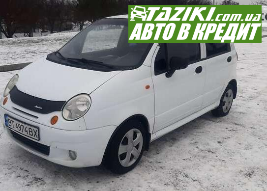 Daewoo Matiz, 2009г. 1л. бензин Черкассы в кредит