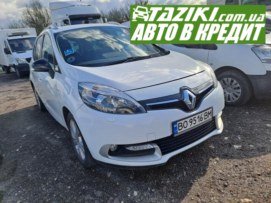 Renault Grand scenic, 2015р. 1.5л. дтп Тернопіль в кредит