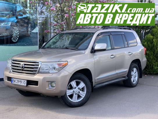 Toyota Land cruiser, 2012р. 4.5л. дтп Рівне в кредит