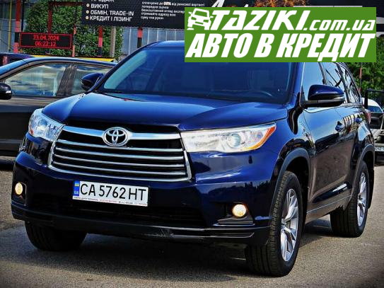 Toyota Highlander, 2014г. 3.6л. бензин Черкассы в кредит