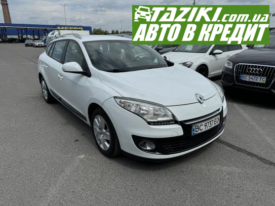 Renault Megane, 2012р. 1.5л. дтп Львів у кредит