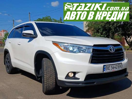 Toyota Highlander, 2016г. 3.5л. бензин Николаев в кредит