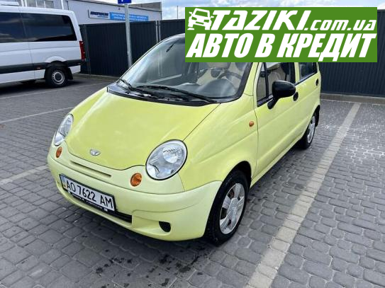 Daewoo Matiz, 2008г. 0.8л. бензин Ужгород в кредит