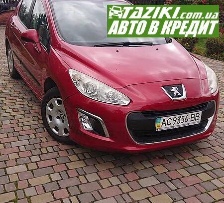 Peugeot 308, 2011г. 1.6л. бензин Луцк в кредит