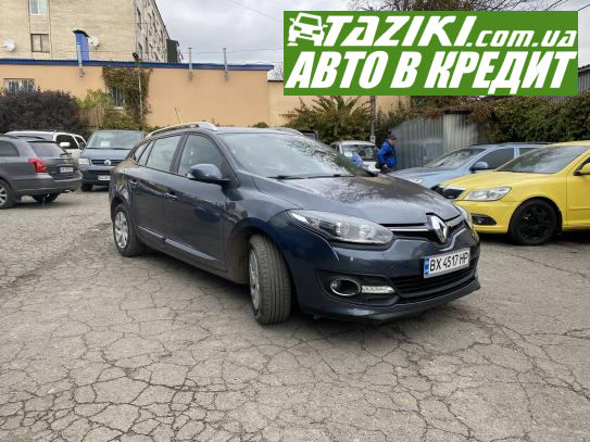 Renault Megane, 2016р. 1.5л. дтп Хмельницький в кредит