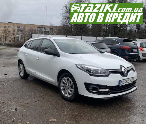 Renault Megane, 2016г. 1.5л. дт Луцк в кредит