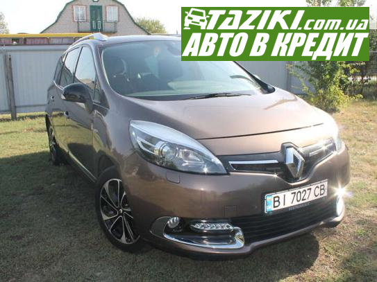 Renault Megane scenic, 2015г. 1.5л. дт Полтава в кредит