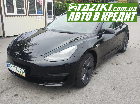 Tesla Model 3, 2022г. 62л. Электро Житомир в кредит