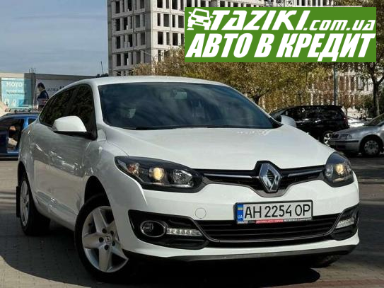 Renault Megane, 2016р. 1.5л. дтп Дніпро в кредит