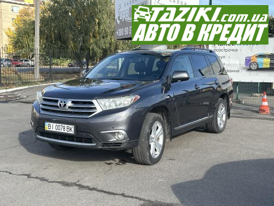 Toyota Highlander, 2012г. 3.5л. газ/бензин Полтава в кредит