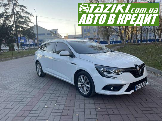 Renault Megane, 2017р. 1.5л. дт Тернопіль в кредит