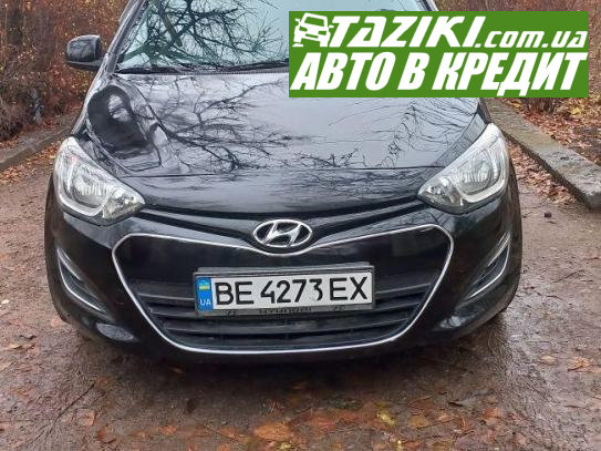 Hyundai I20, 2013г. 1.2л. газ/бензин Николаев в кредит