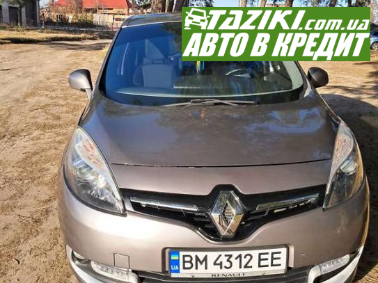 Renault Megane scenic, 2014р. 1.5л. дтп Суми в кредит