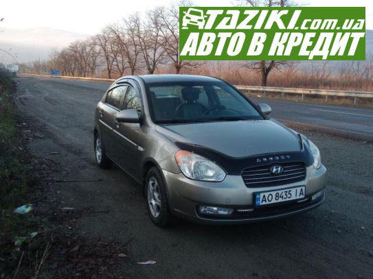 Hyundai Accent, 2008г. 1.4л. газ/бензин Ужгород в кредит