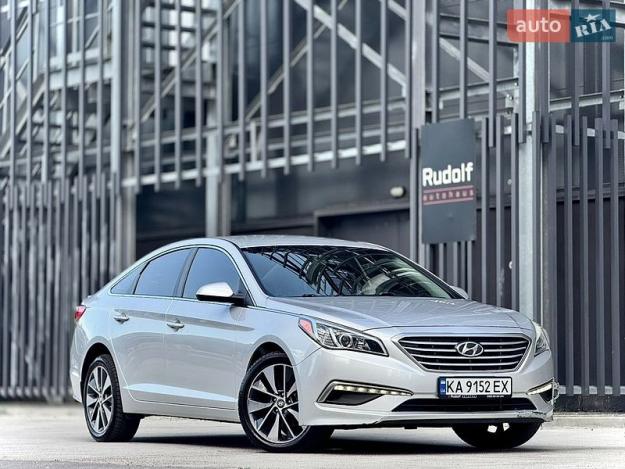 Hyundai Sonata, 2015г. 2.4л. гібрид Київ в кредит
