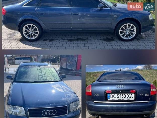 Audi A6, 2002г. 2.5л. дизель Львів в кредит