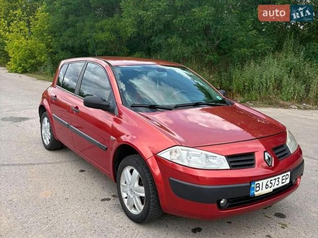 Renault Megane, 2004г. 1.6л. бензин Полтава в кредит