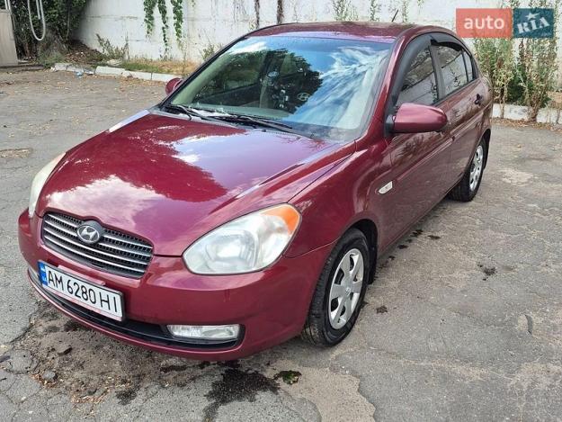 Hyundai Accent, 2008г. 1.4л. бензин Київ в кредит