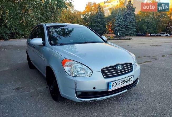 Hyundai Accent, 2008г. 1.4л. бензин Харків в кредит