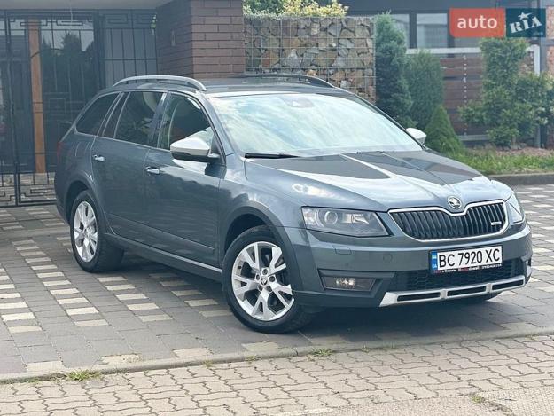 Skoda Octavia scout, 2016г. 2.0л. дизель Львів в кредит