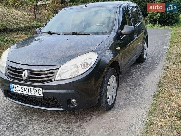 Renault Sandero, 2010г. 1.6л. бензин Львів в кредит