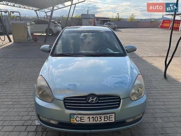 Hyundai Accent, 2007г. 1.4л. бензин Чернівці в кредит