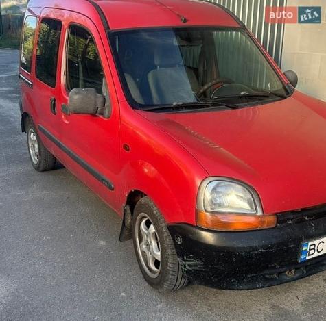 Renault Kangoo, 2000г. 1.9л. дизель Львів в кредит