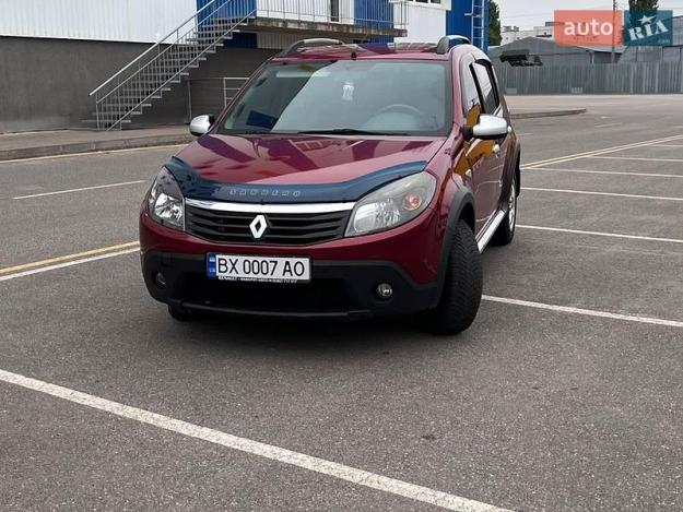 Renault Sandero stepway, 2012г. 1.6л. бензин Хмельницький в кредит