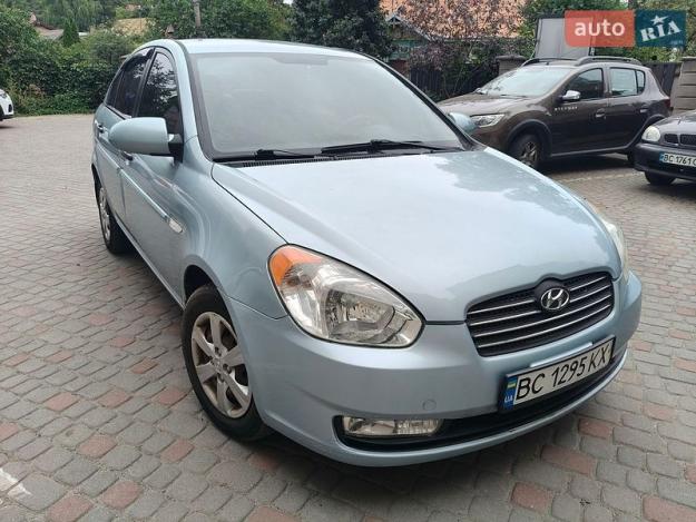 Hyundai Accent, 2008г. 1.4л. бензин Львів в кредит