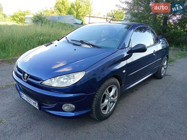 Peugeot 206, 2005г. 1.6л. бензин Полтава в кредит