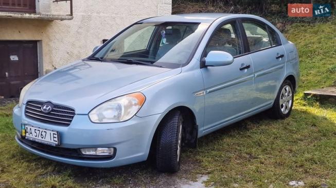 Hyundai Accent, 2008г. 1.4л. бензин Київ в кредит