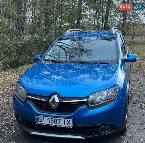 Renault Sandero stepway, 2016г. 1.5л. дизель Полтава в кредит